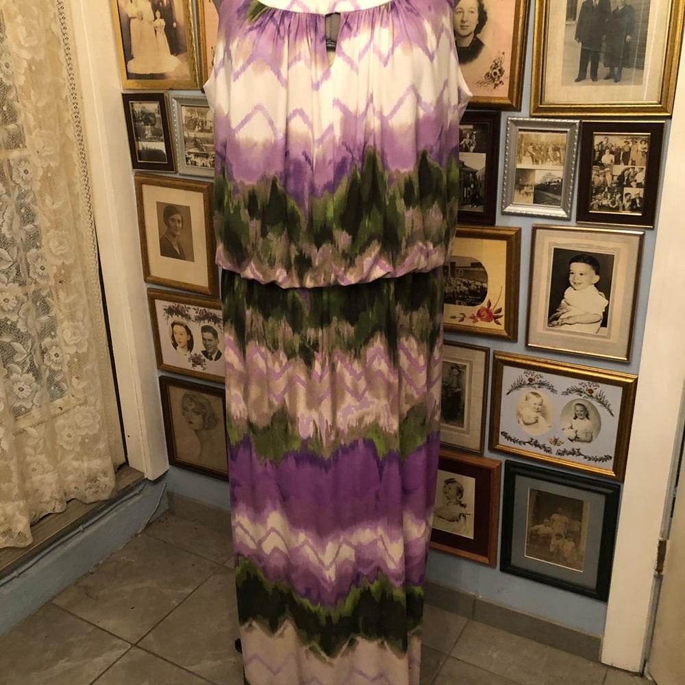 cb established 1962 dress S 18 Multi Color Gown READ